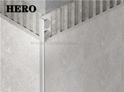 Trim Ubin Aluminium Tepi Lurus