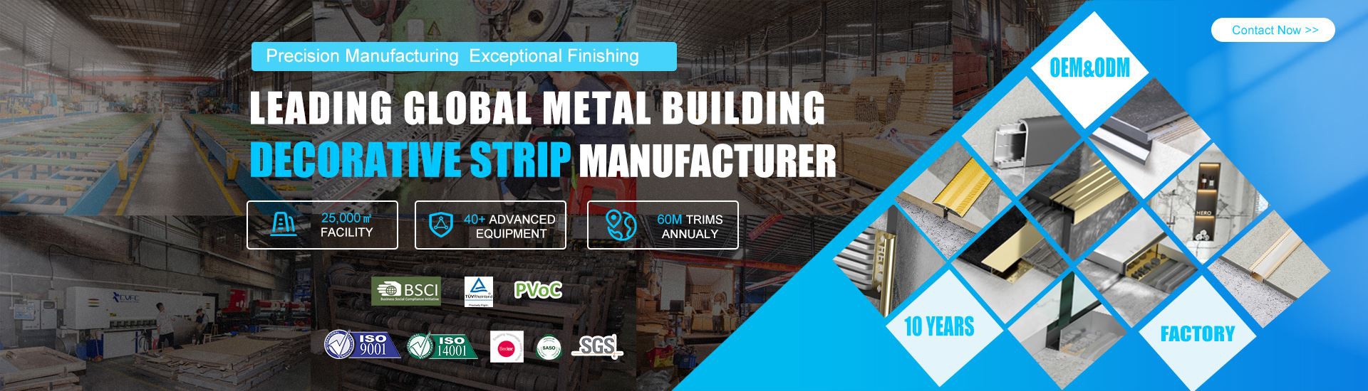 Tile Trim Manufacturer | Aluminum Profiles Factory & Wholesale Supplier