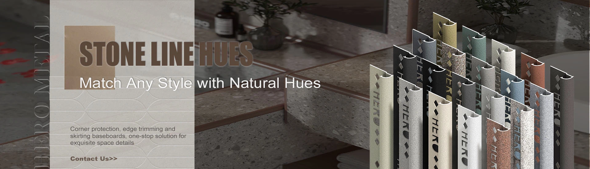 2025 Hero Metal - Mapei Color Tile Profiles