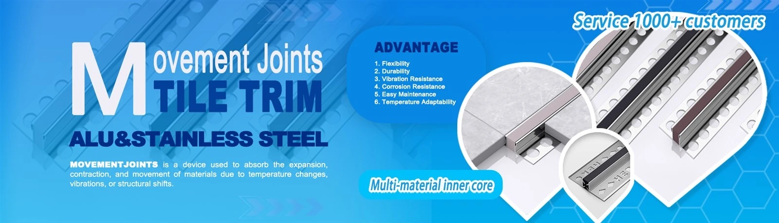 Types Of Tile Expansion Joints: A Comprehensive Guide Types Of Tile Expansion Joints: A Comprehensive Guide