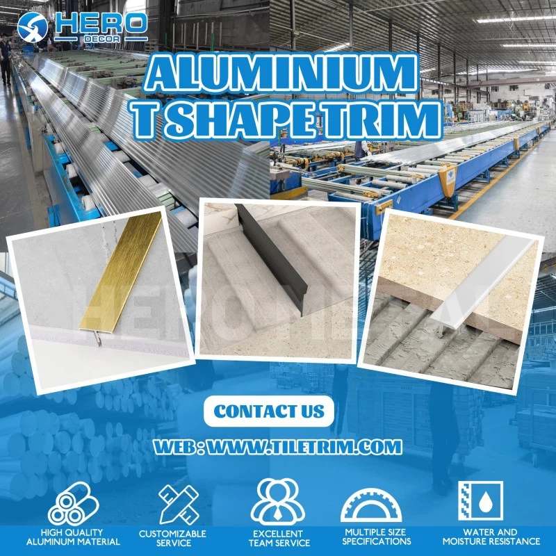 Anodized T Shape Aluminium Profile – Seamless Transition And Modern Design Anodized T Shape Aluminium Profile – Seamless Transition And Modern Design