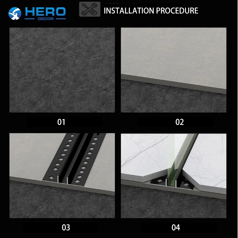 Aluminum Shadow Gap System Installation Aluminum Shadow Gap System Installation