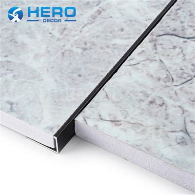 Trim Ubin Logam Bentuk L Aluminium